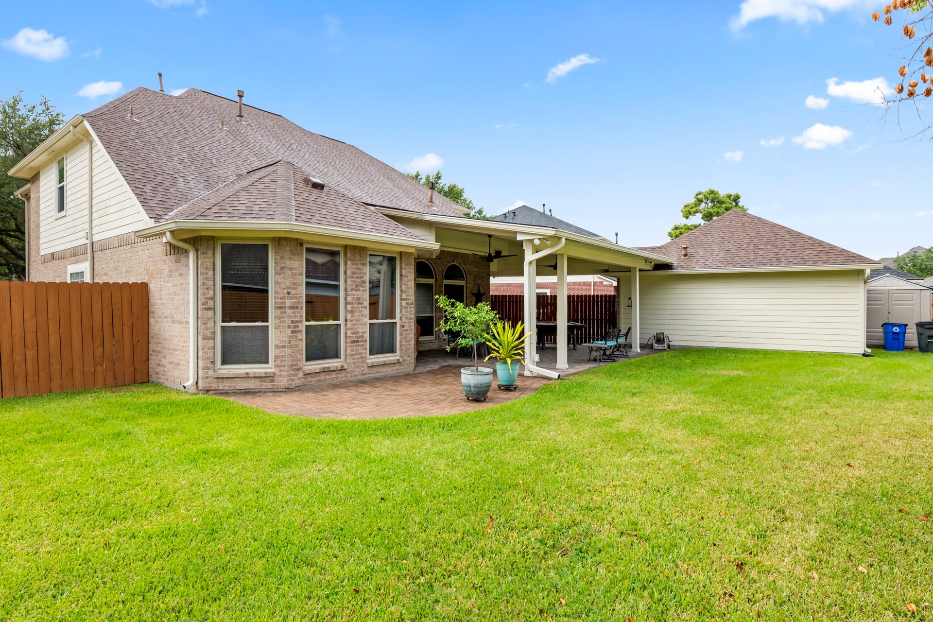 13402 Durbridge Trail Drive, Houston, TX 77065 Backyard and exterior
