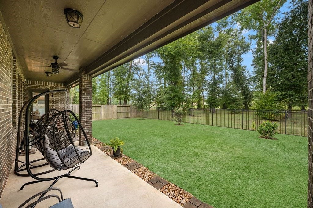 Covered Back Porch