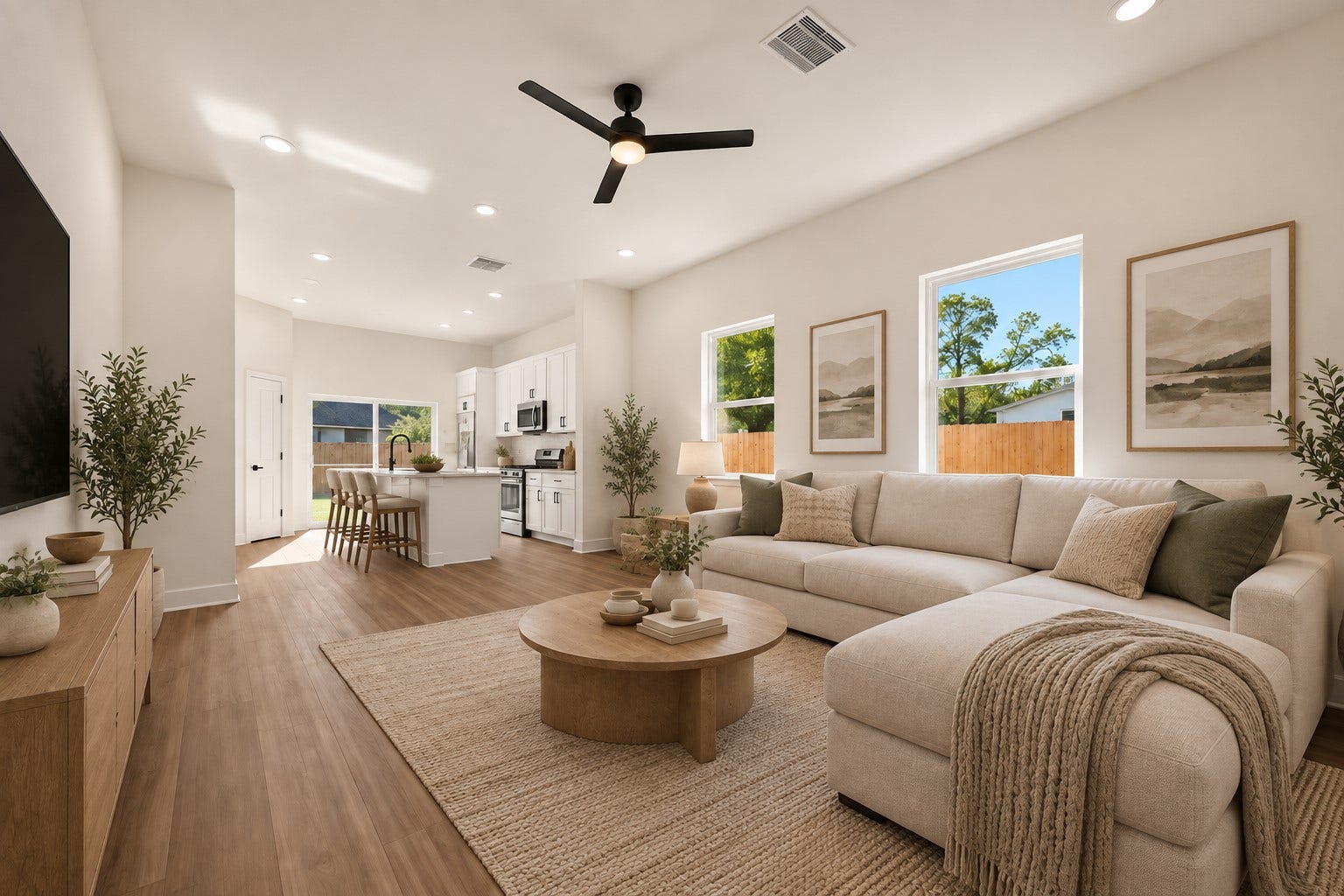 8110 Carver Road, Houston, TX 77088 Digitally staged.