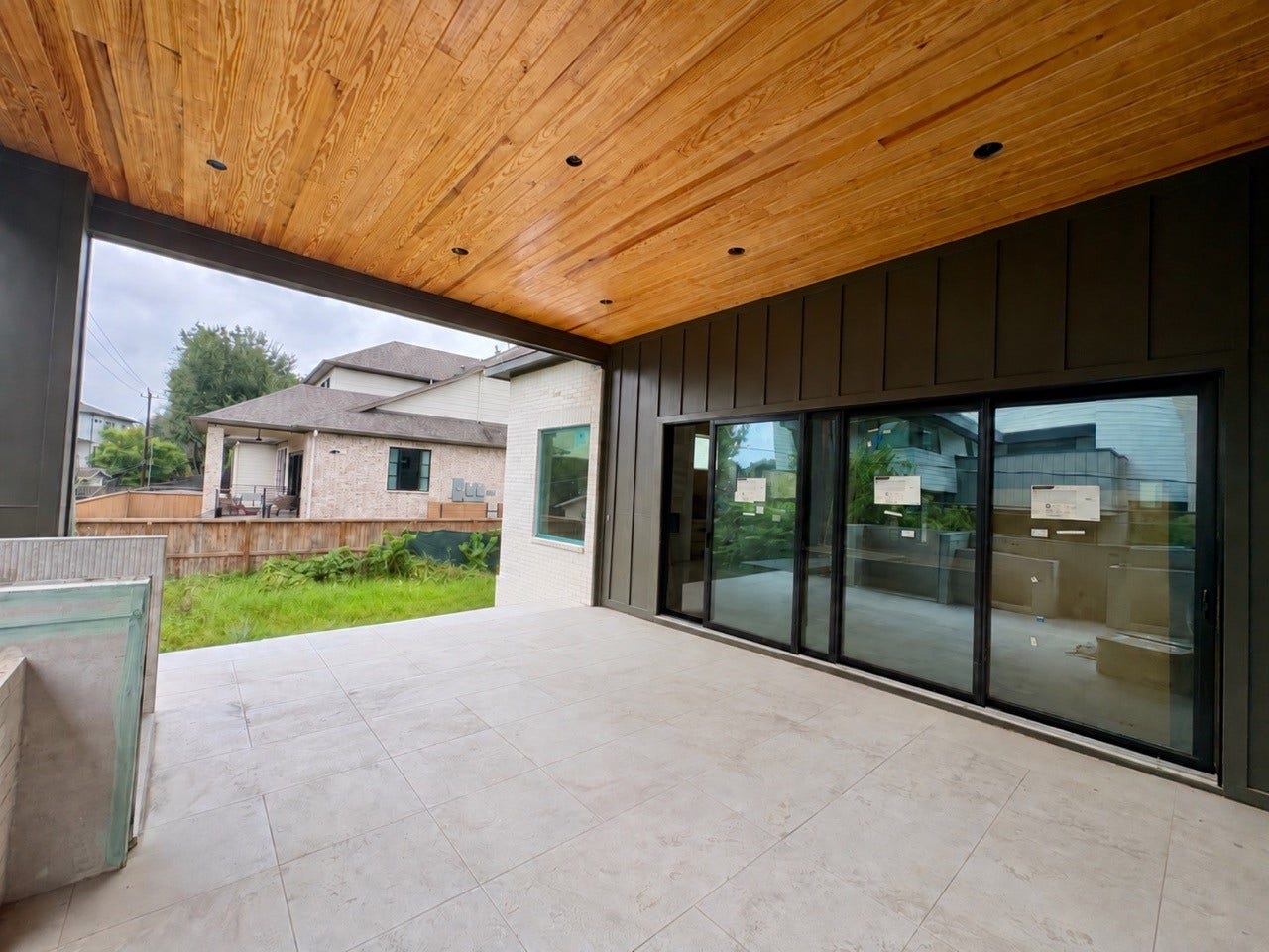 4918 Wigton Drive, Houston, TX 77096 Covered Patio and Summer Kitchen.