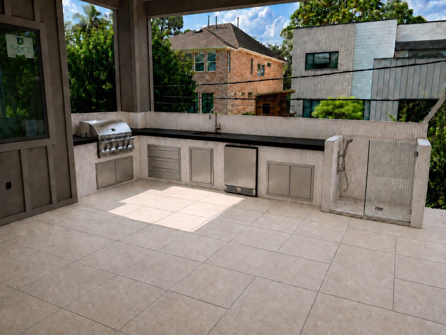 4918 Wigton Drive, Houston, TX 77096 Estimated Completion Date of 11/30/2026. This is a virtual rendering only. Design and finishes are subject to change. Actual design and finishes are confirmed upon walkthrough of the home.