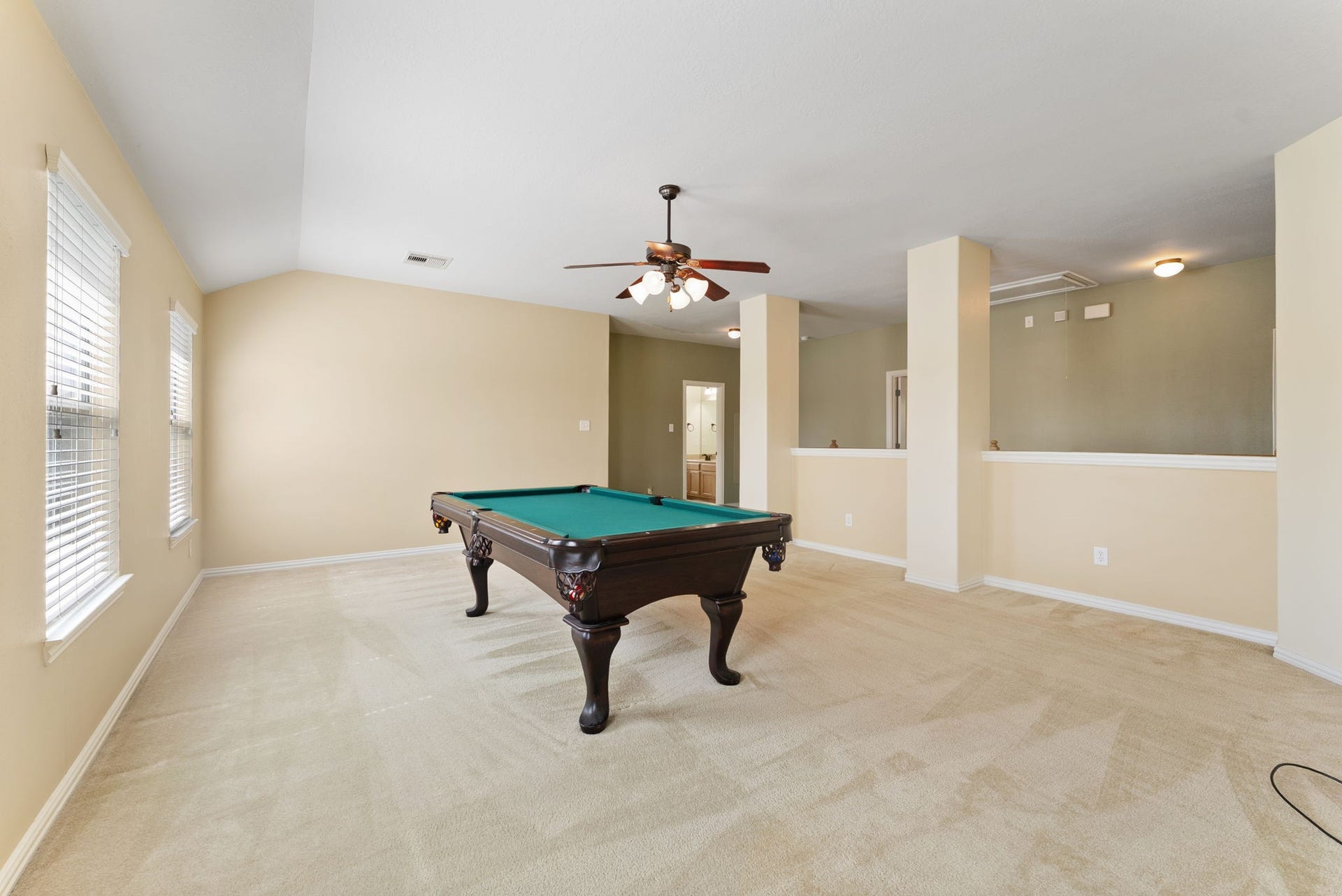 19415 Sorrell Ridge Drive, Spring, TX 77388 Upstairs gameroom - pool table can stay!