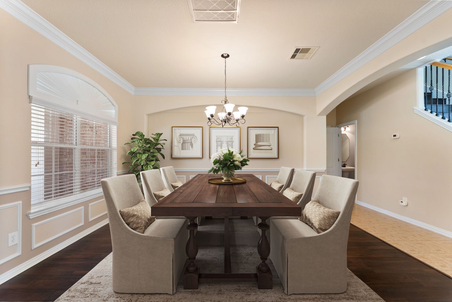 19415 Sorrell Ridge Drive, Spring, TX 77388 Spacious dining room for holidays and entertaining.