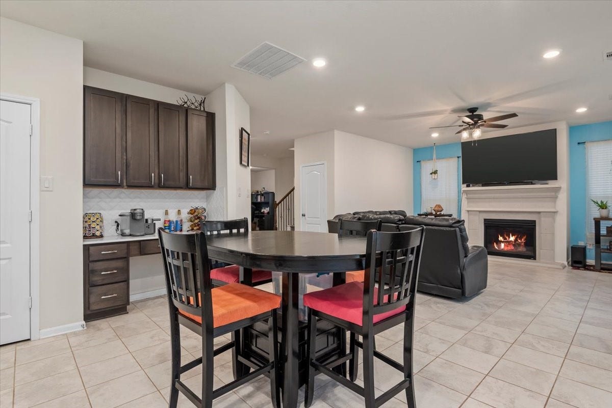 5911 River Timber Trail, Humble, TX 77346 Built in workspace currently coffee bar