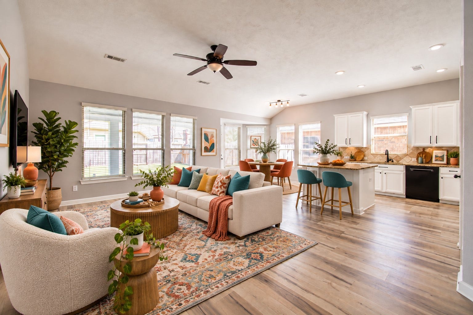 12935 Northpointe Bend Drive, Tomball, TX 77377 Image has been virtually staged to illustrate potential furniture and colors.
