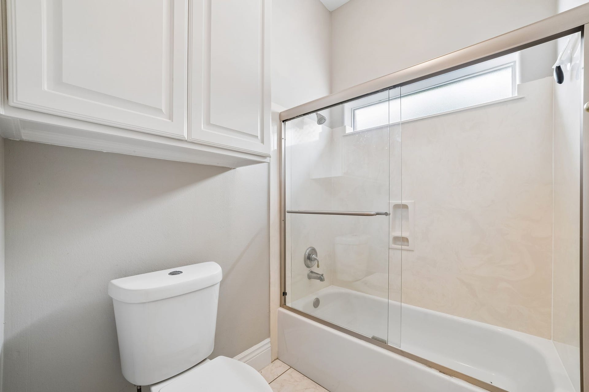 First floor has a full tub and shower bathroom.