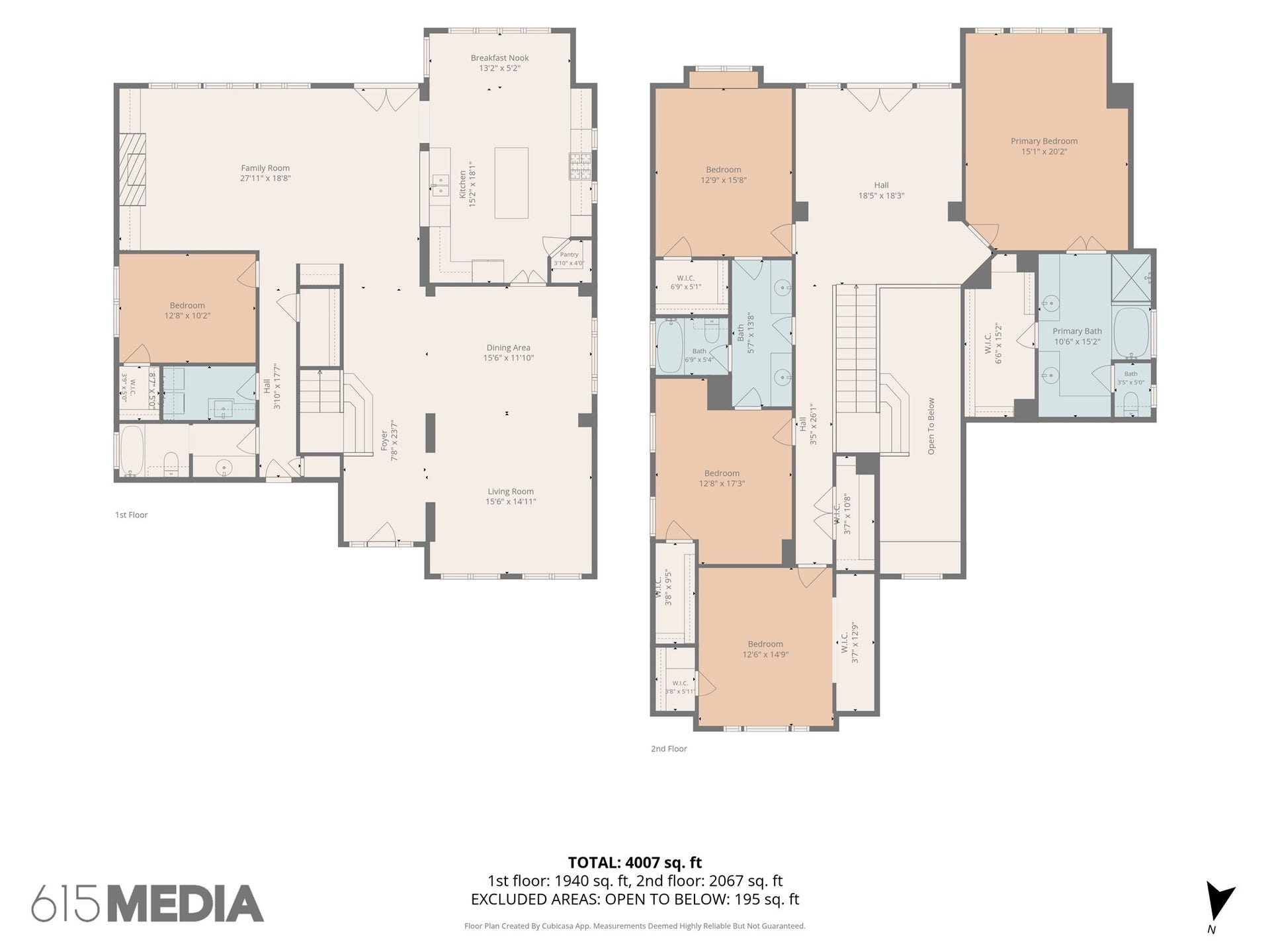 This floor plan was created using the CubiCasa floor plan app. All measurements are approximate and should be independently verified by the buyer and buyers agent.