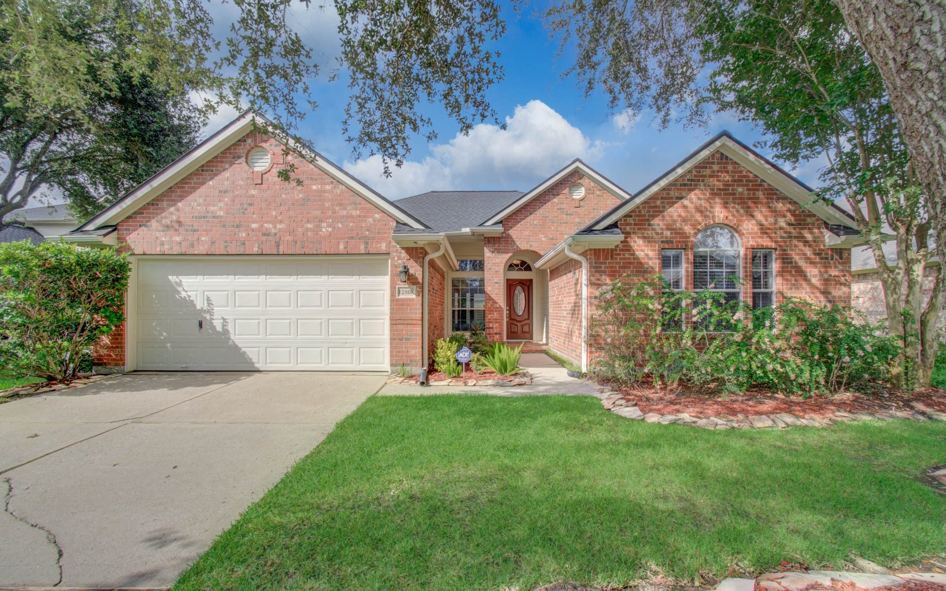 12808 Brook Arbor Court, Pearland, TX 77584 The home enjoys a full sprinkler system installed 2023.
