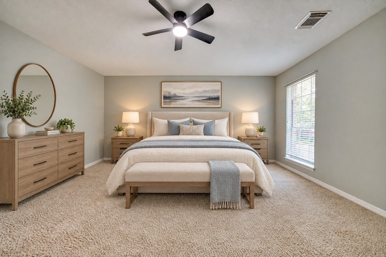 Bedroom Virtually Staged