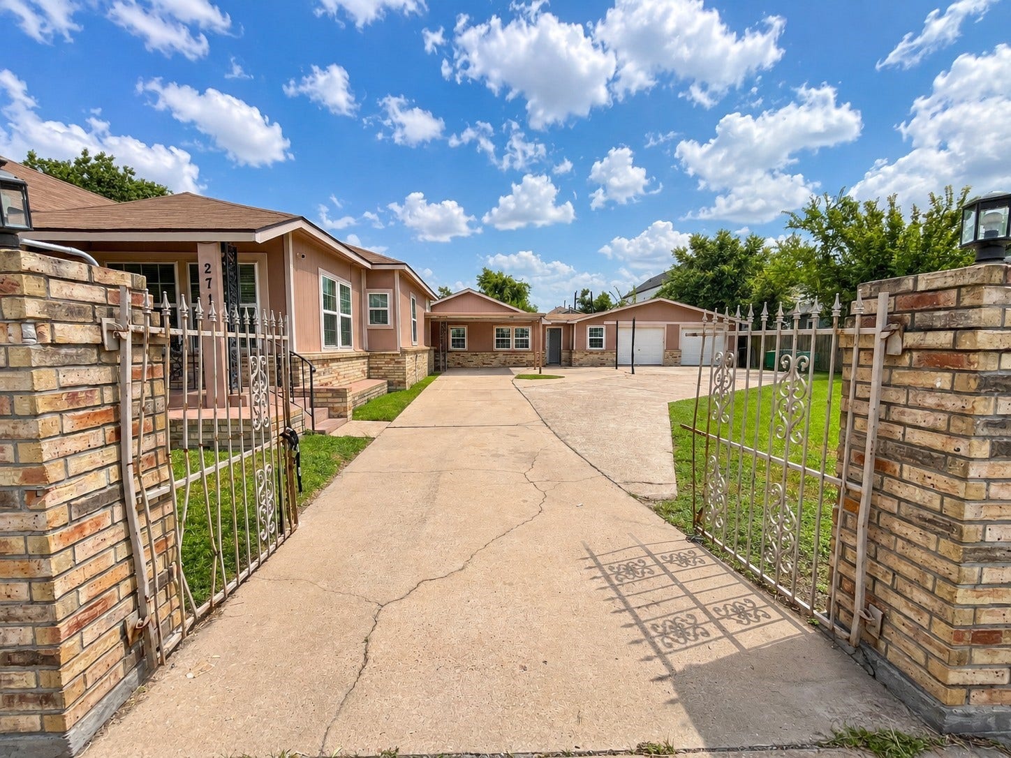 Gated driveway