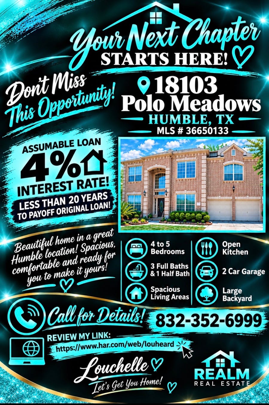 Property photo for 18103 Polo Meadow Drive, Humble, TX