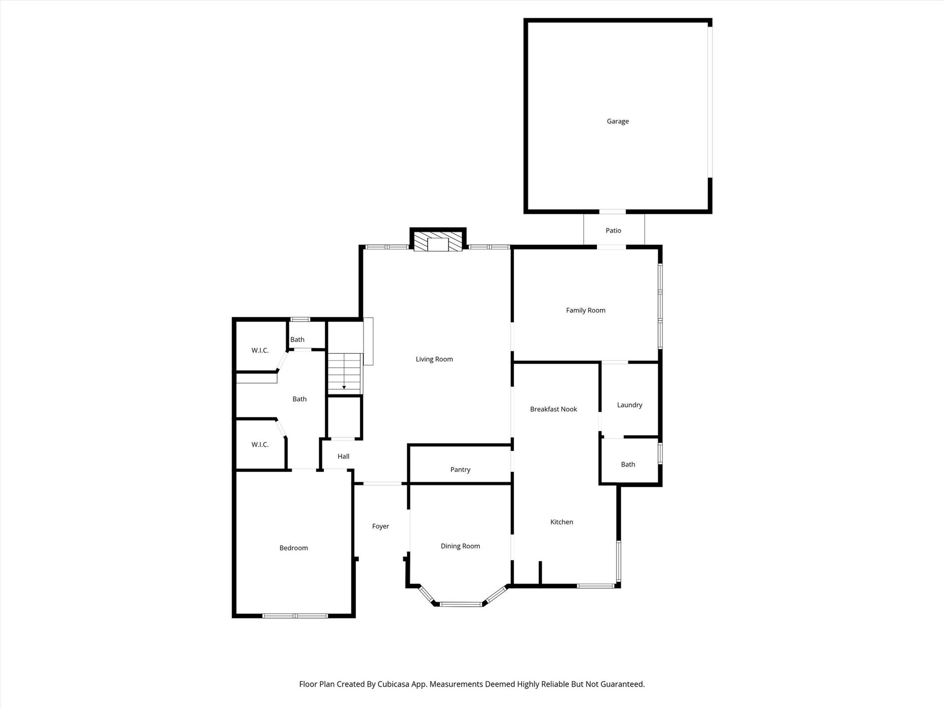 2 Rolling Mill Ln, The Woodlands, TX 77380 First Floorplan
