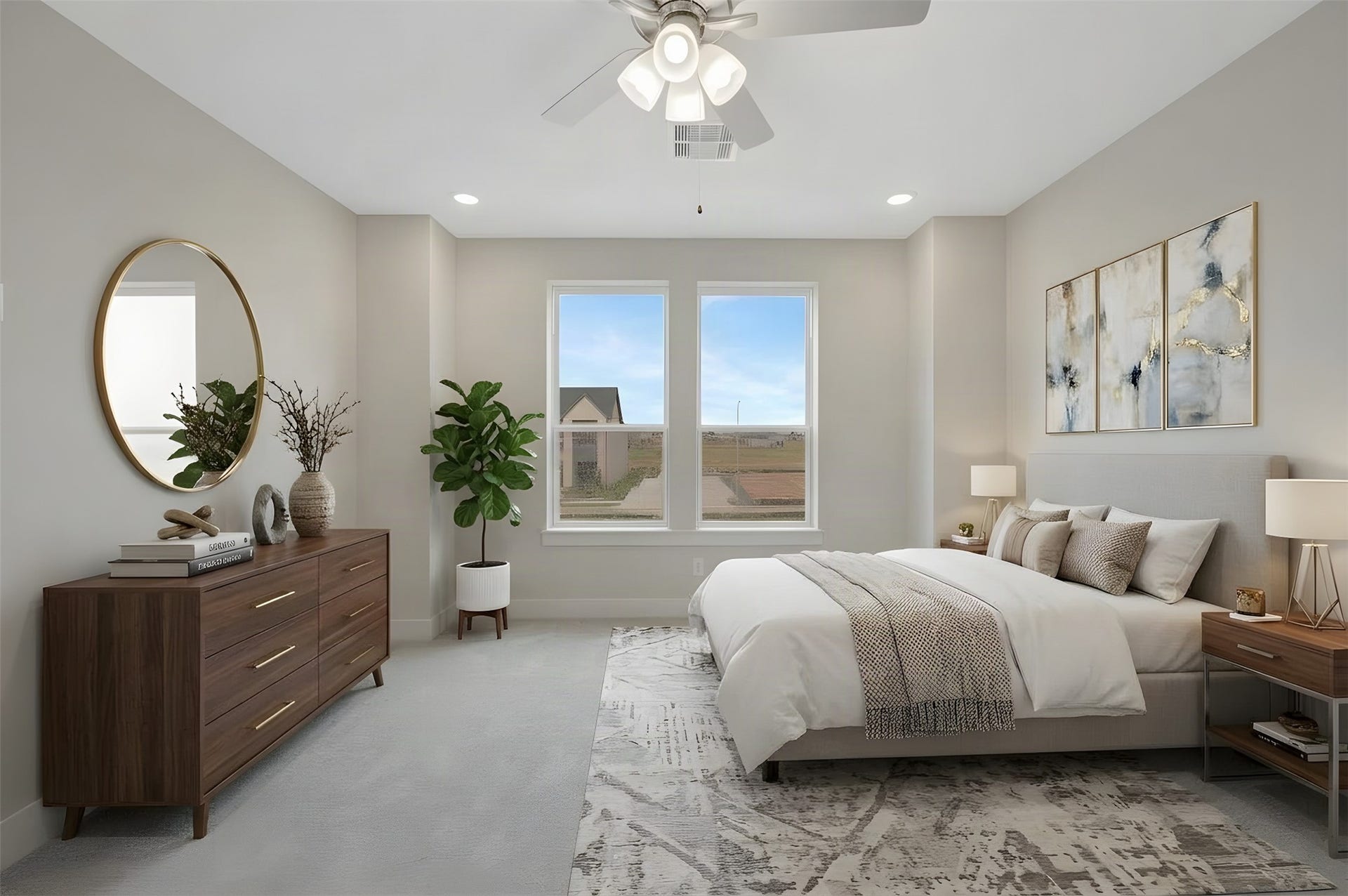 Virtually staged to give you the visual you need to see furniture placement and how the home can live.