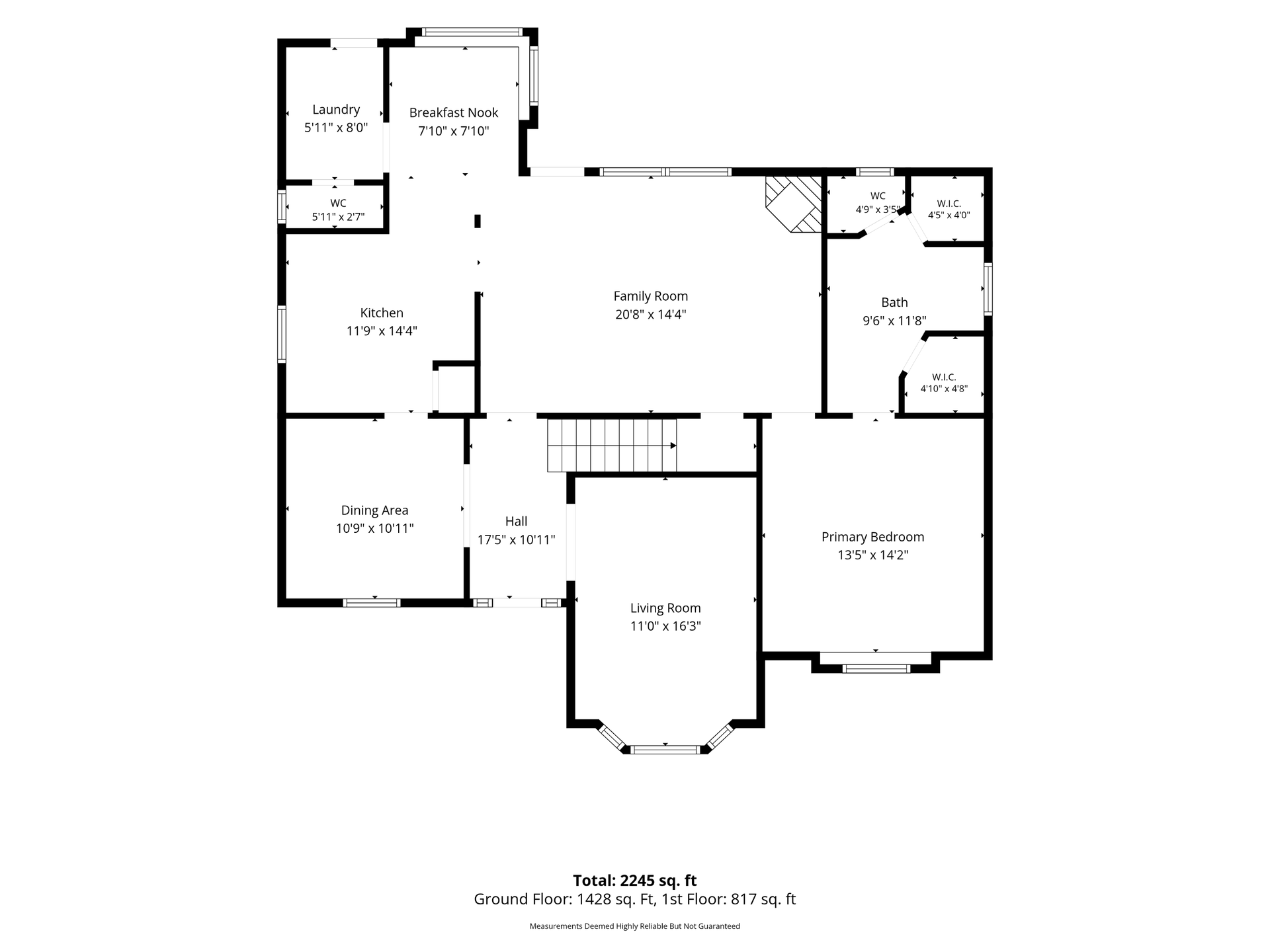 6714 Brittany Park Lane, Houston, TX 77066 First Floor Plan