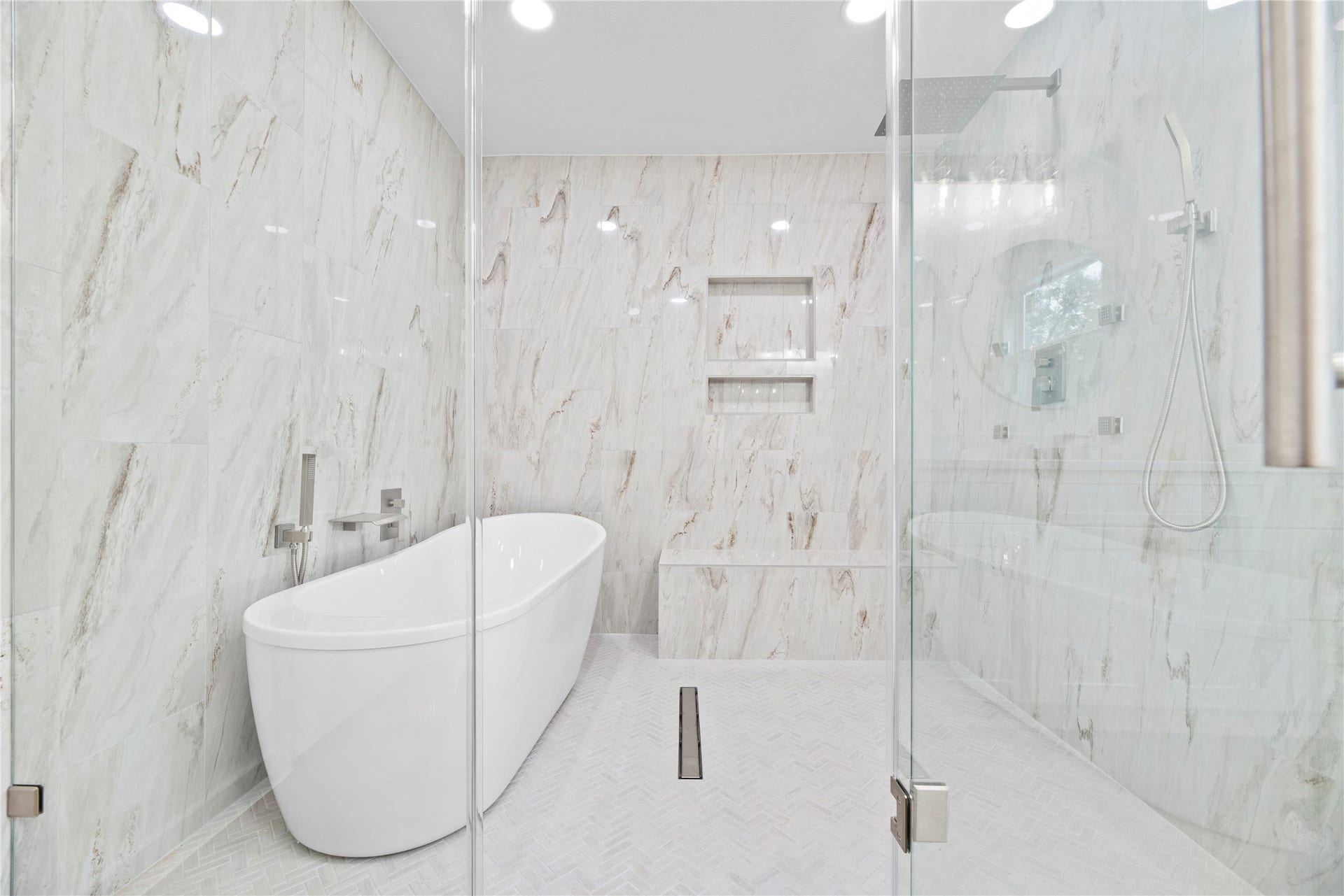 12551 Honeywood Trail, Houston, TX 77077 Another photo of the spa-like wet room.