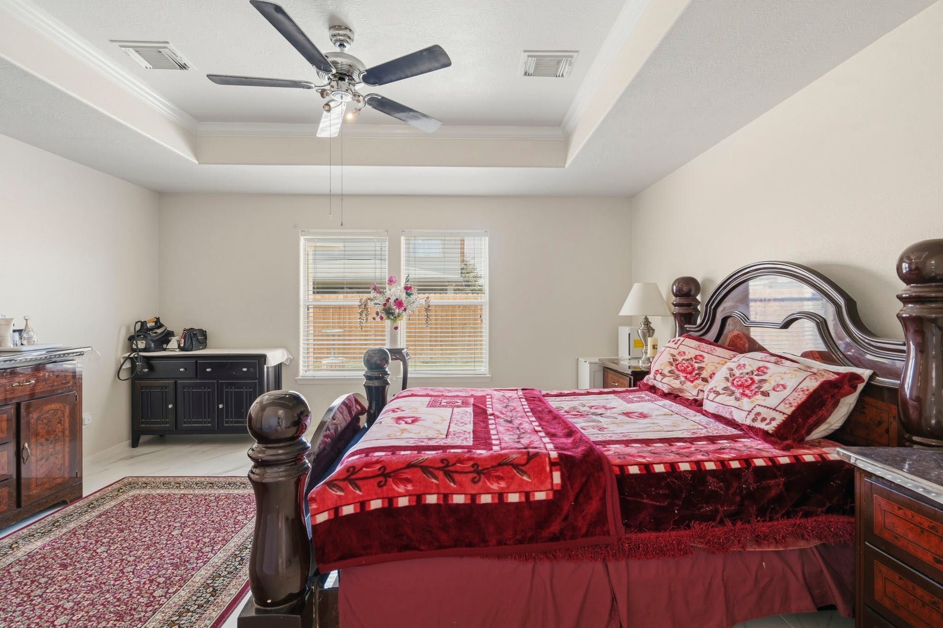19302 Christine Crossing Drive, Richmond, TX 77407 The primary suite provides ample space for a sitting area, reading nook or additional storage.
