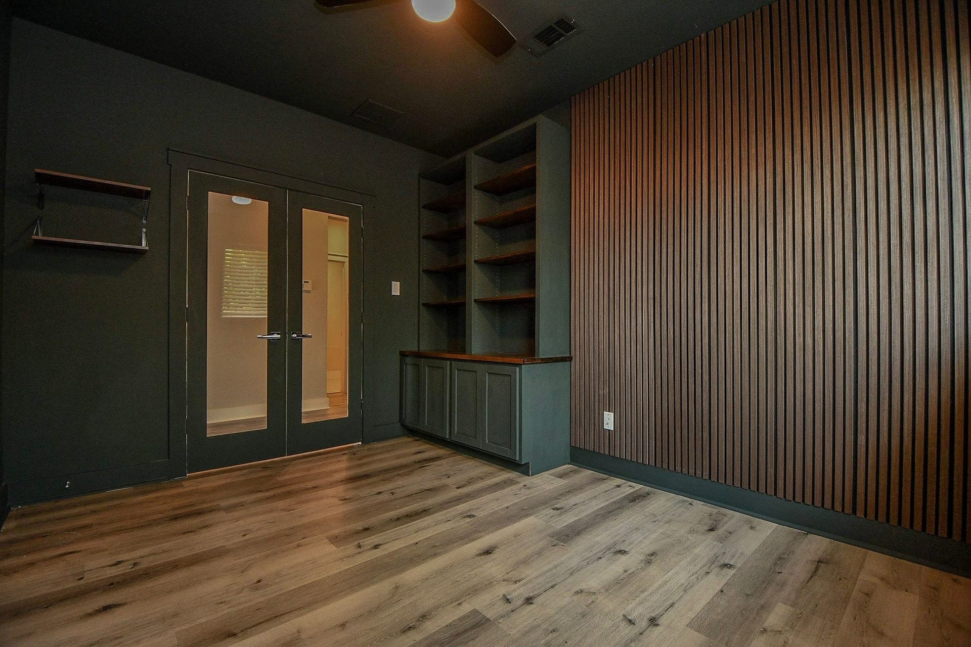 15239 Momentous Path, Cypress, TX 77433 This custom home office build out is a remarkable feature of this home.