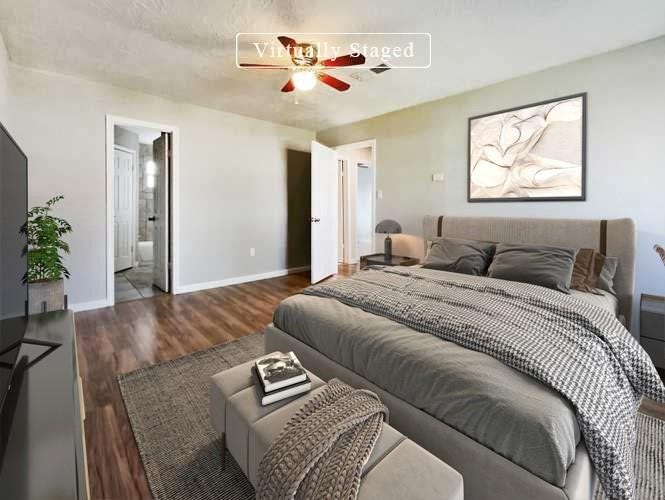 2721 Carson Drive, Katy, TX 77493 Staged Bedroom 1.