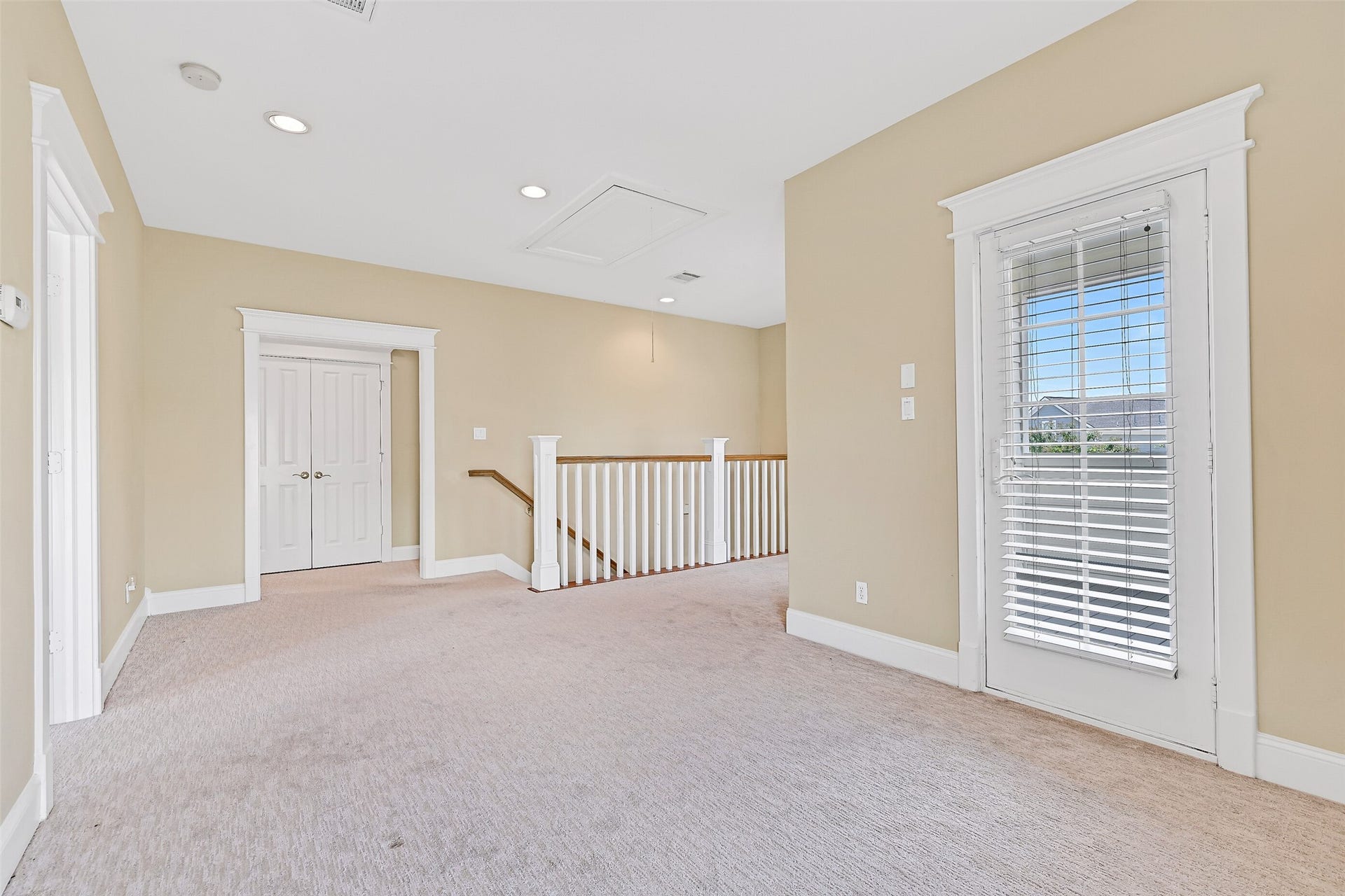 6 Barque Lane, Galveston, TX 77554 The flex space even has a private covered balcony, which is accessed from the storm door to the right.