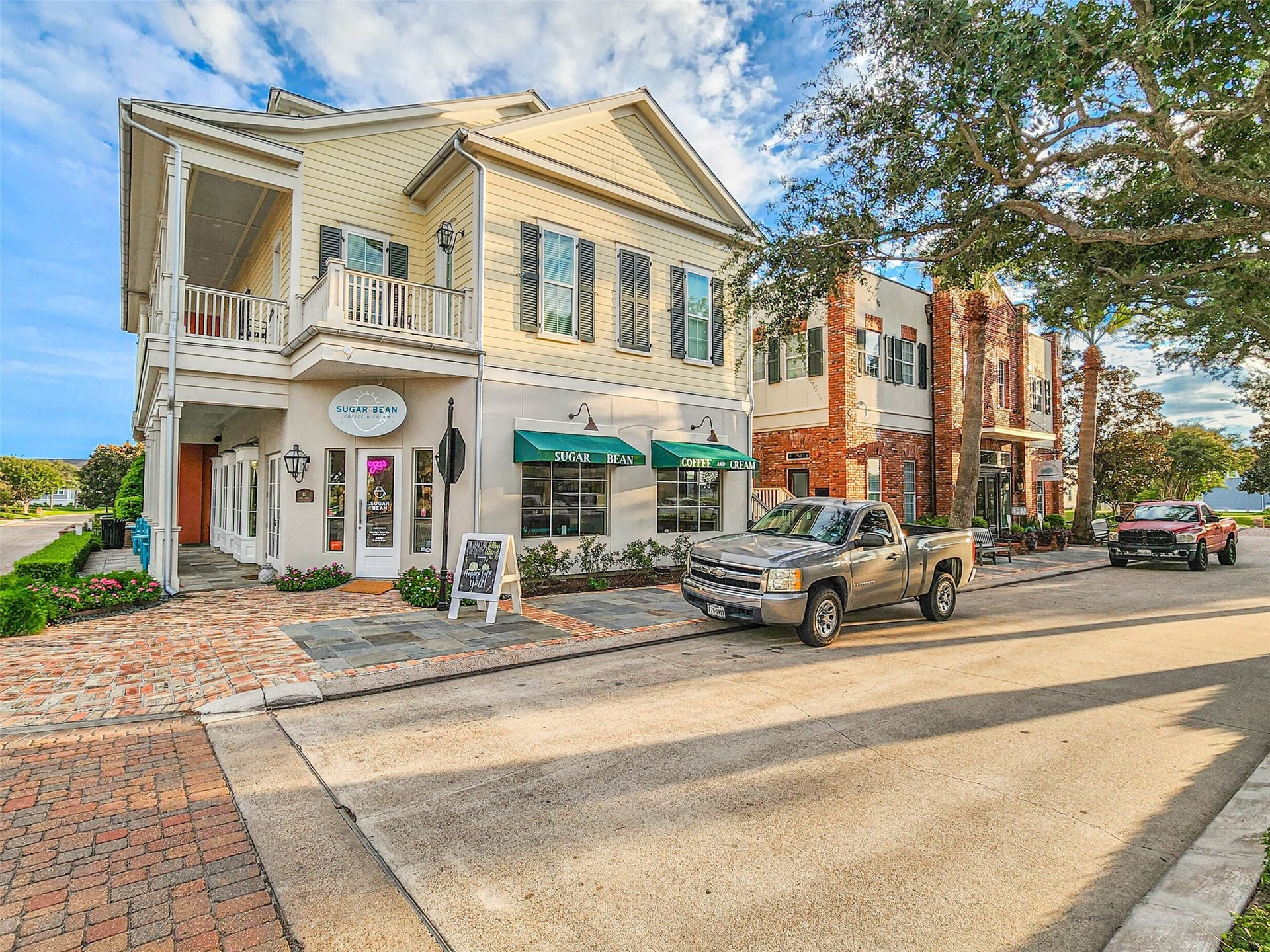 6 Barque Lane, Galveston, TX 77554 The Sugar Bean is where you will get your daily caffeine fix or on a warm Galveston day, enjoy a cold dessert after your meal at one of the fabulous offerings nearby.