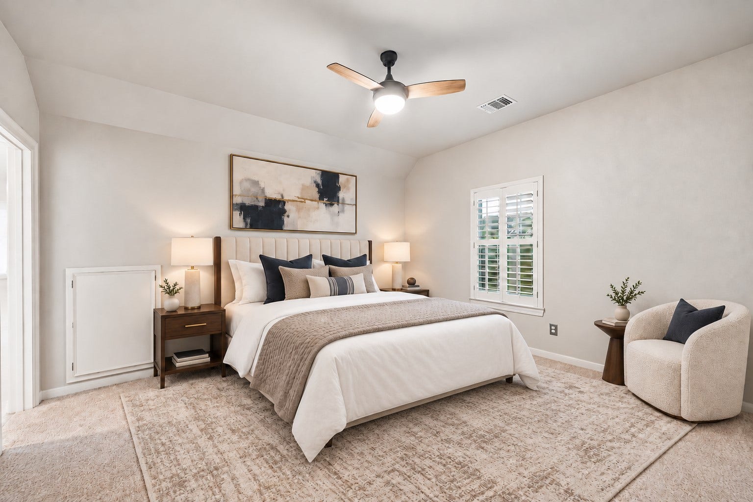 7922 EMERALD HAVEN DRIVE, Sugar Land, TX 77479 BEDROOM 4. **Virtually Staged.