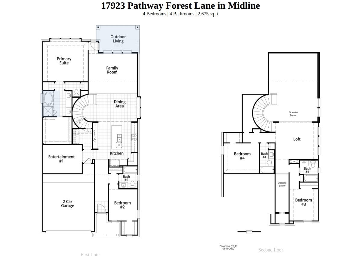 17923 Pathway Forest Lane, Webster, TX 77598 Spec Floorplan