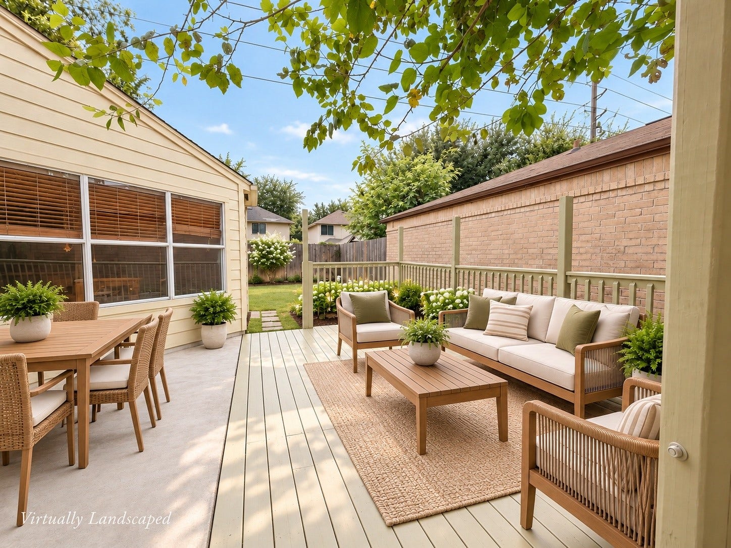 12175 Swords Creek Road, Houston, TX 77067 Virtually Staged - Outdoor patio area