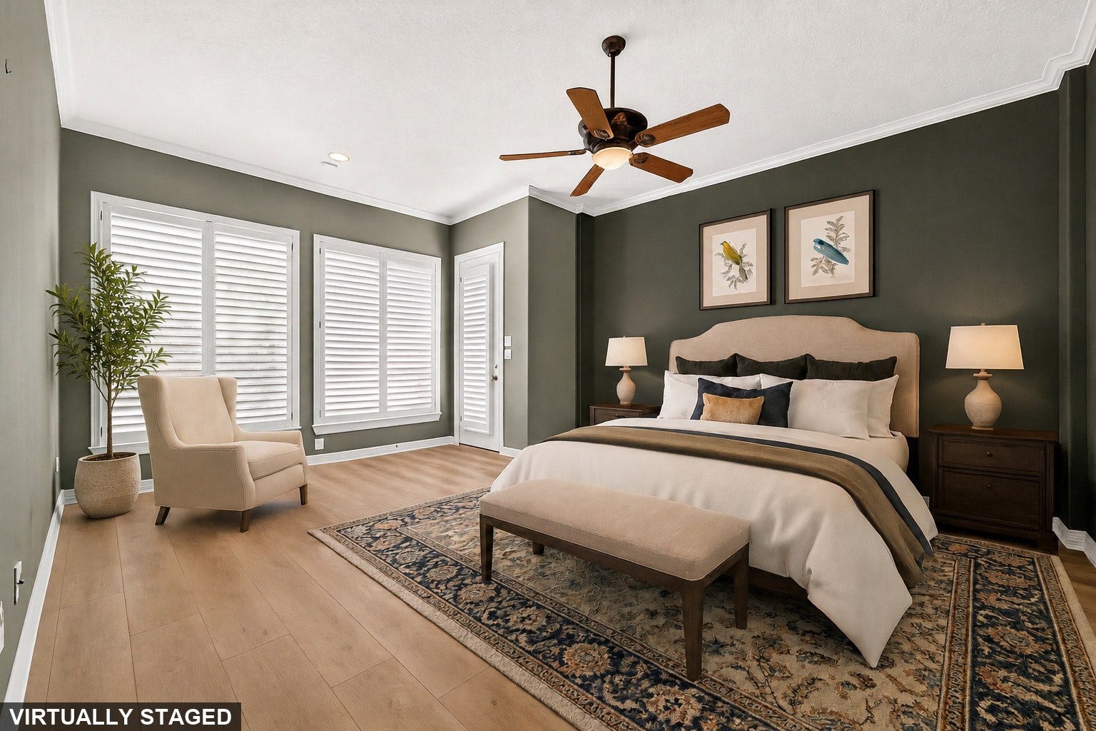 63 Harbor View Drive, Sugar Land, TX 77479 Virtually staged owner's suite