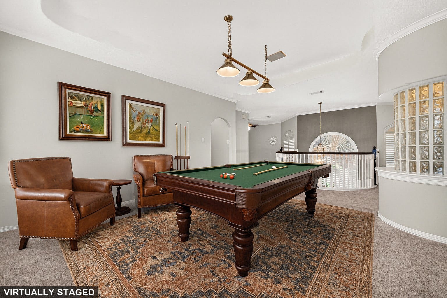 63 Harbor View Drive, Sugar Land, TX 77479 Virtually staged game room