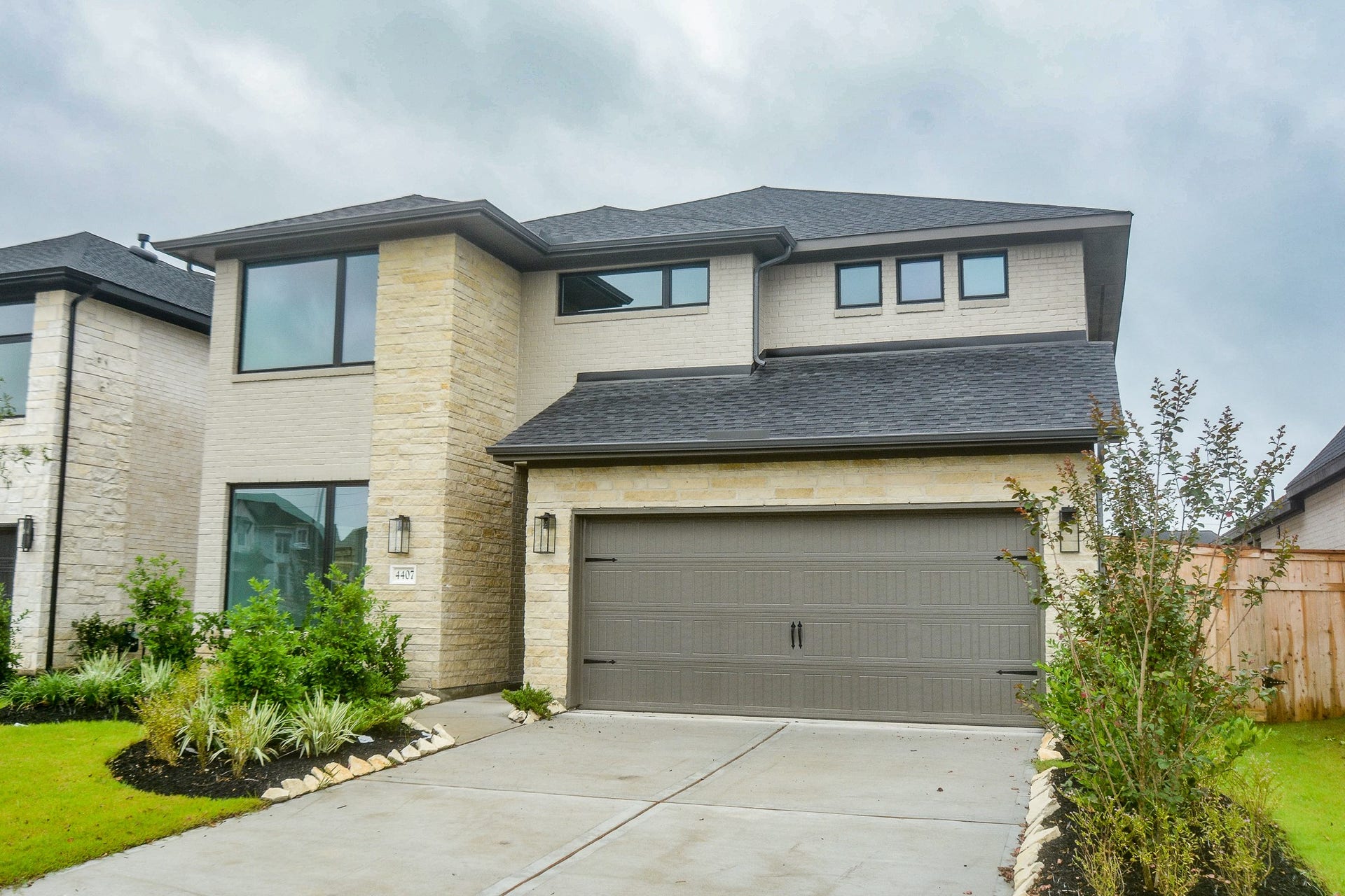 Beautiful front elevation with modern curb appeal