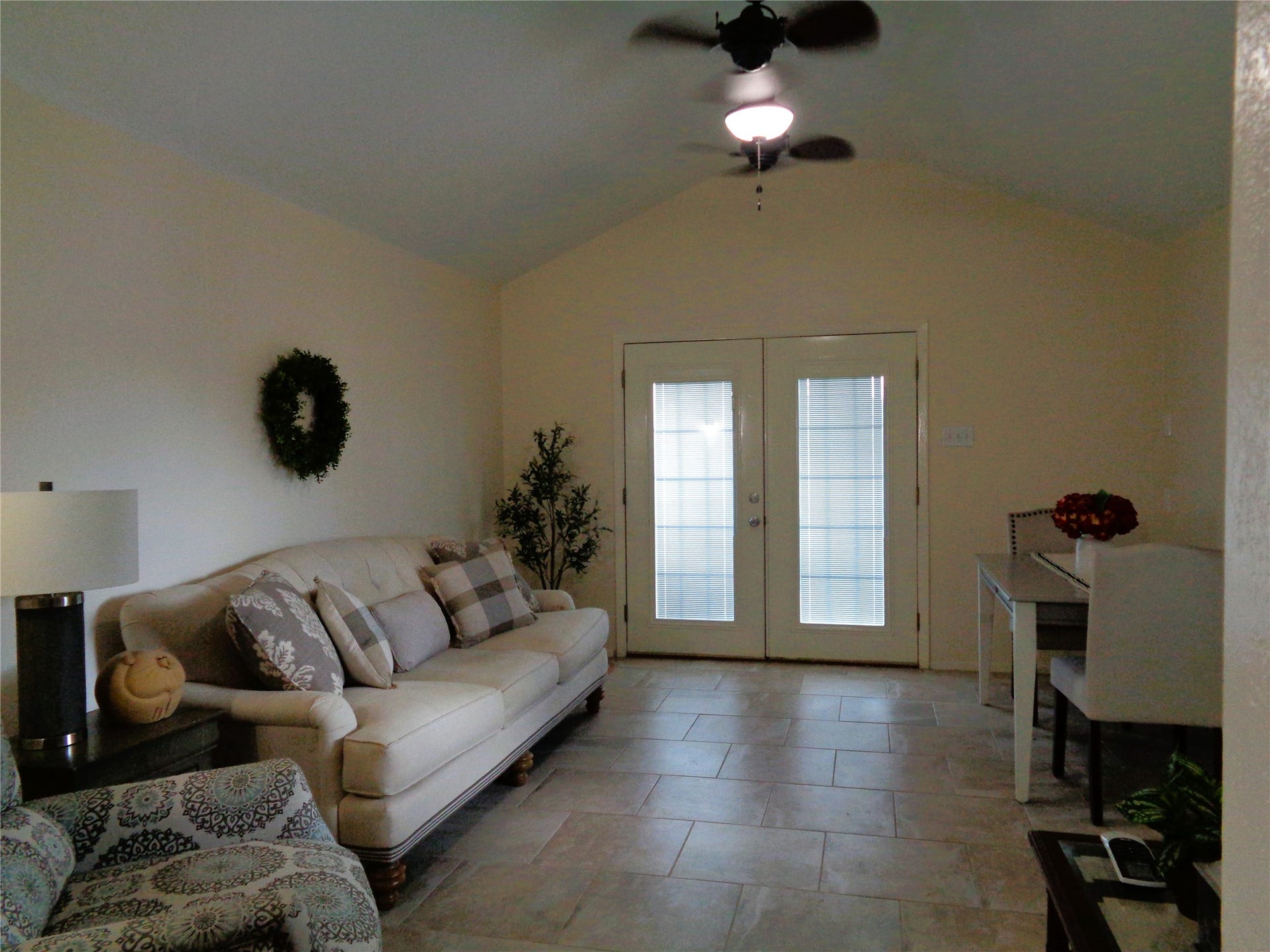 2502 20th Street N, Texas City, TX 77590 Bonus room - maybe another bedroom...? French doors lead out to the covered patio.