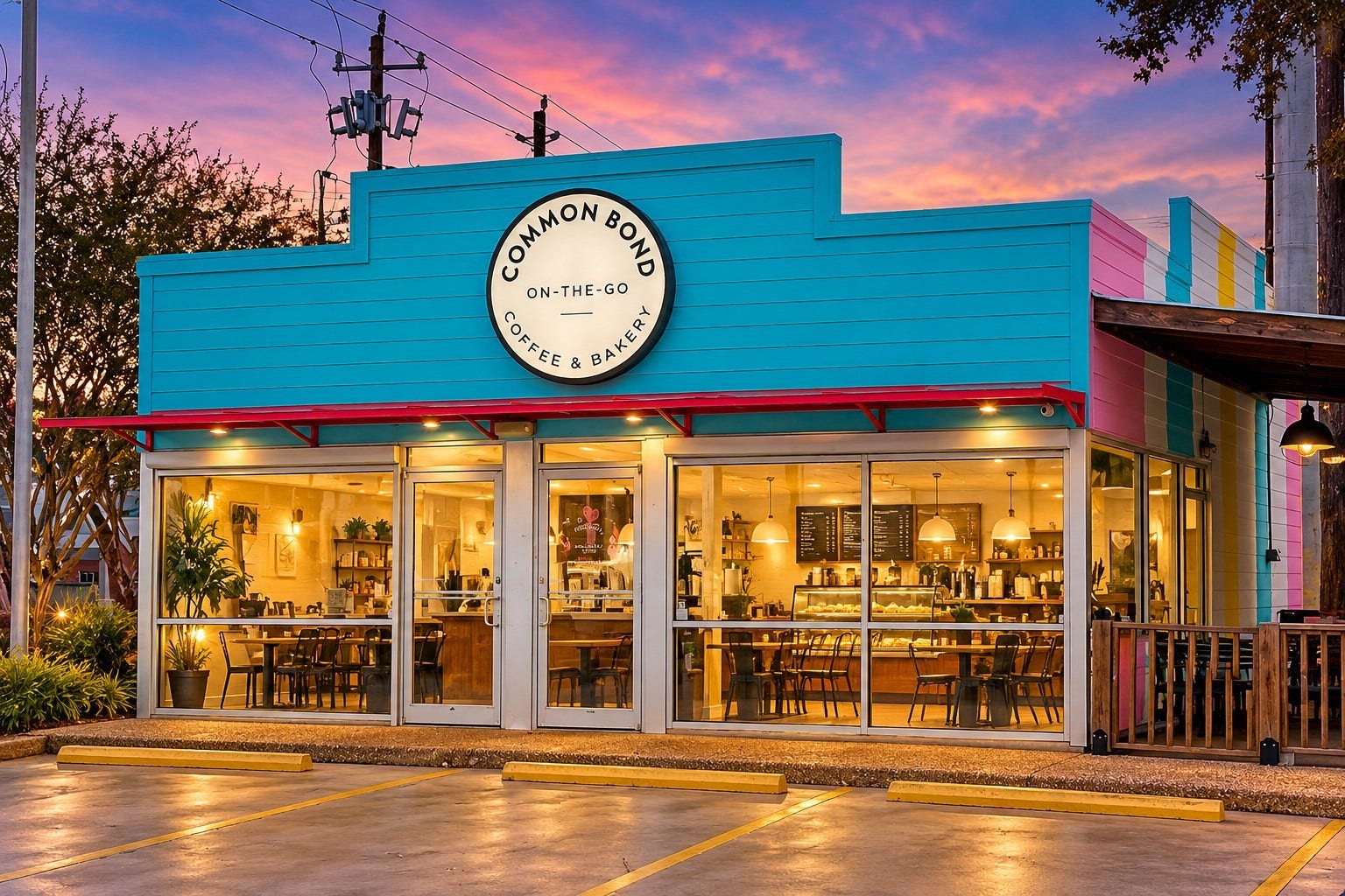 Coffee and croissant for breakfast - walk or ride six blocks to this neighborhood favorite.