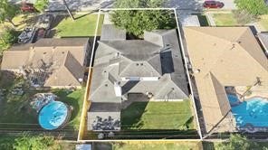 5125 Nina Lee Lane, Houston, TX 77092 Ariel views of the home and surrounding area.