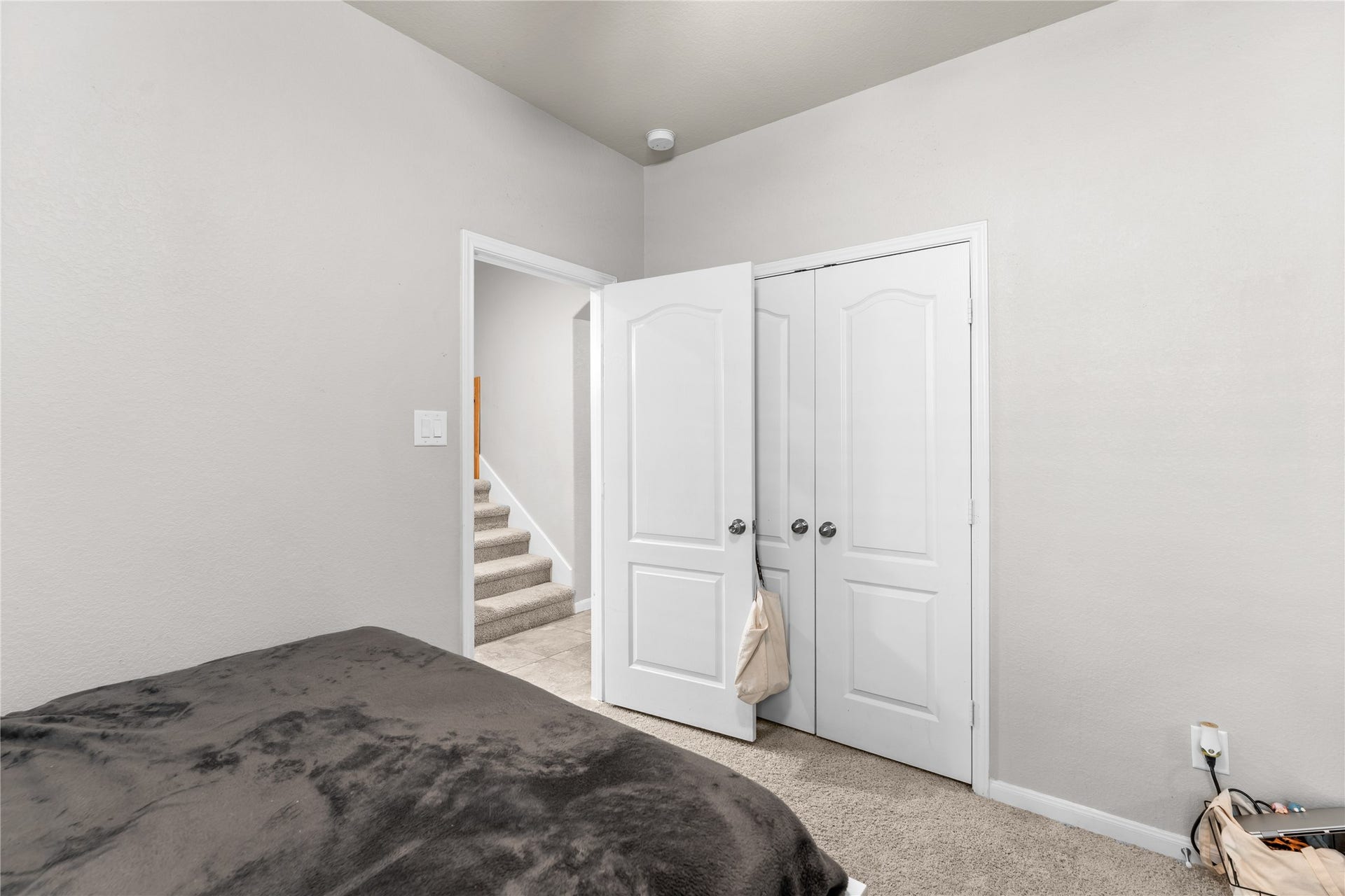 Alternate view of the bedroom.