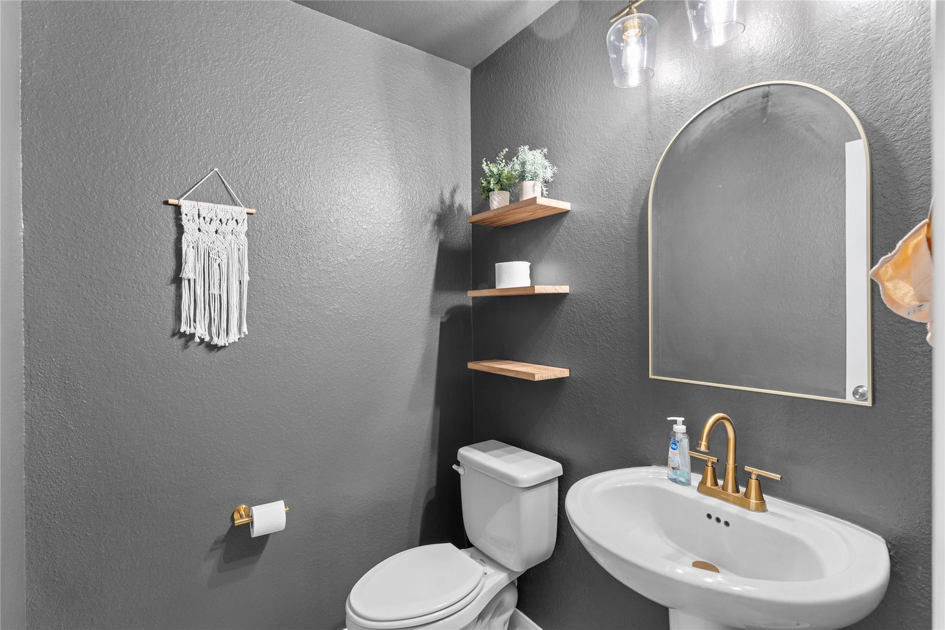 Half Bathroom upstairs.