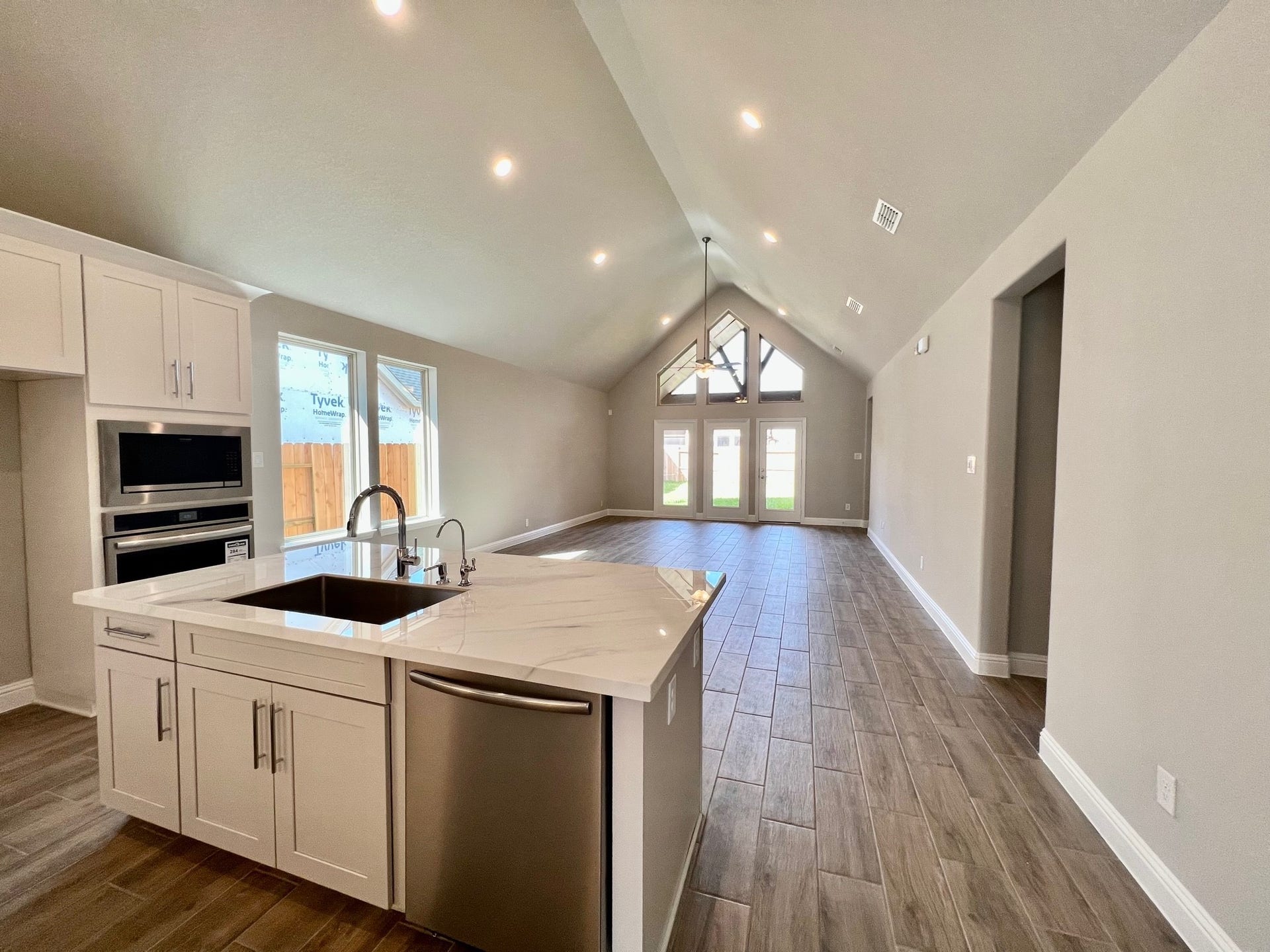 Kitchen Overlooking Family Room