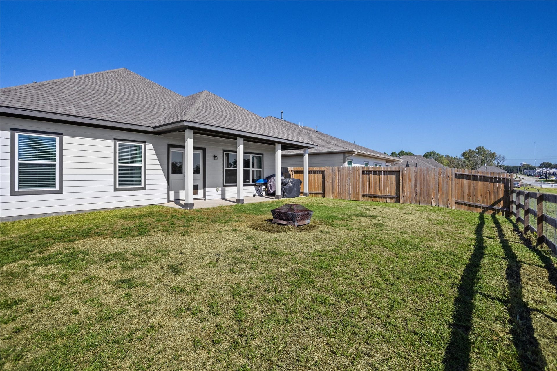 11731 Eclipse Drive, Willis, TX 77318 Back yard.