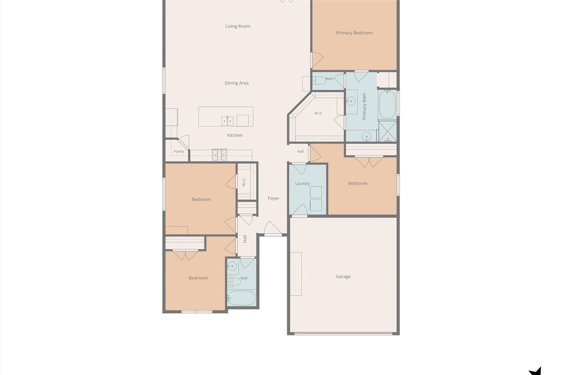 11731 Eclipse Drive, Willis, TX 77318 Floor Plan.
