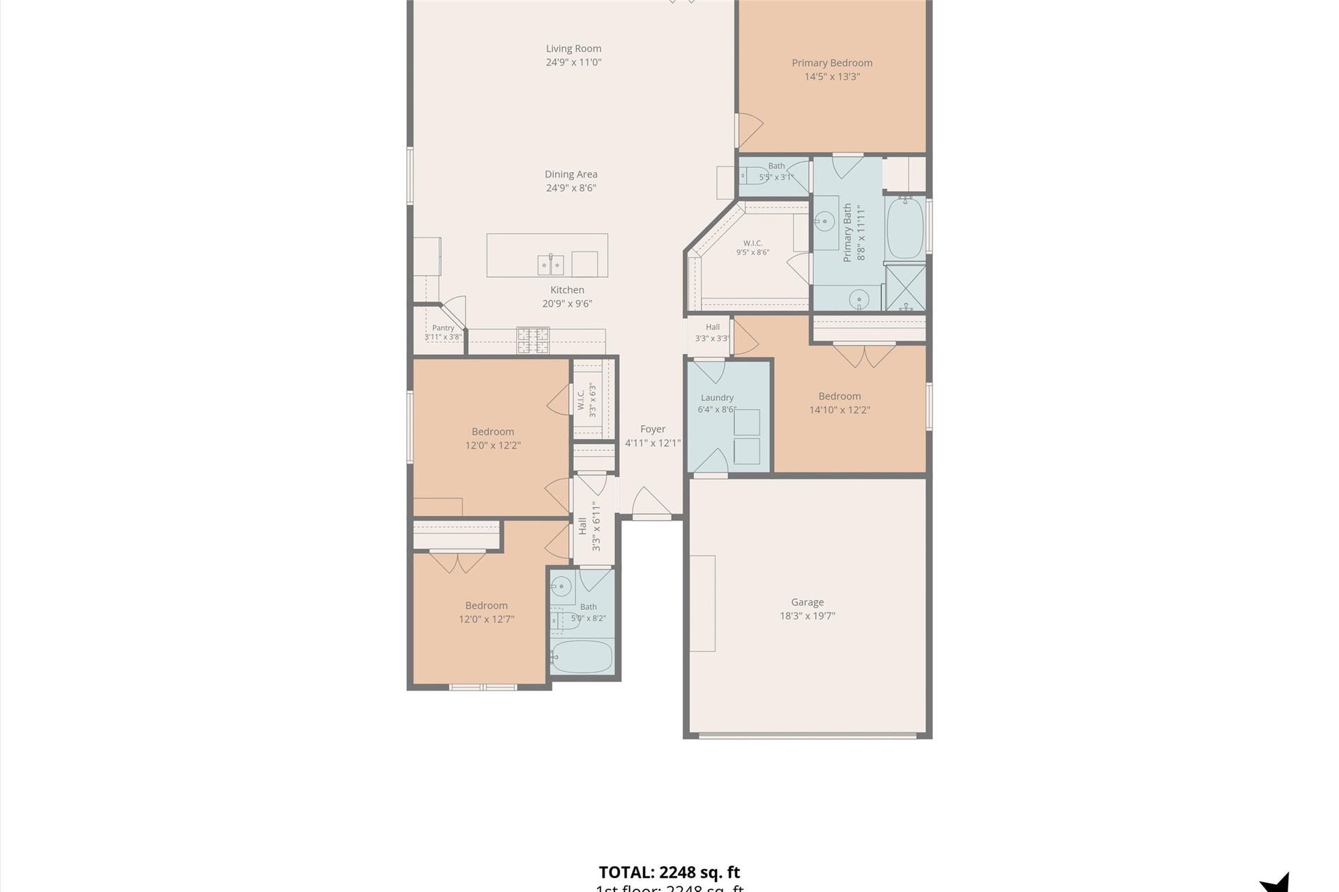11731 Eclipse Drive, Willis, TX 77318 Floor Plan.