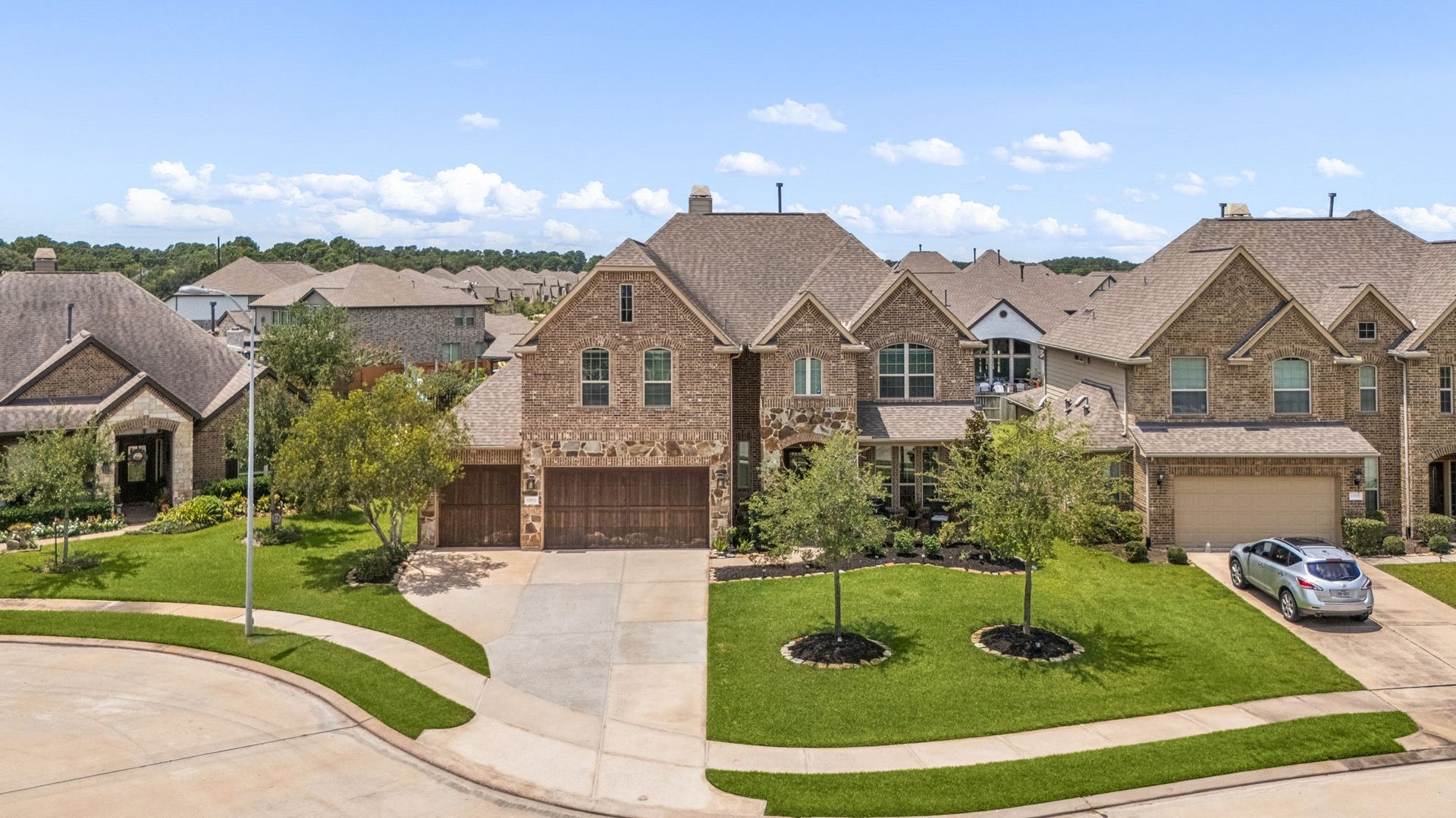 13522 Columbia Key Drive, Tomball, TX 77377 From above, the homes generous front yard, attractive setting, and prime position within the neighborhood come into view.