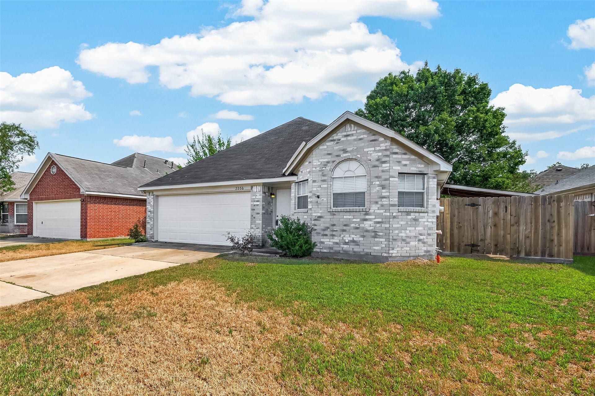 3356 Rachel Lane, Katy, TX 77493 A view from the southwest corner of the property.