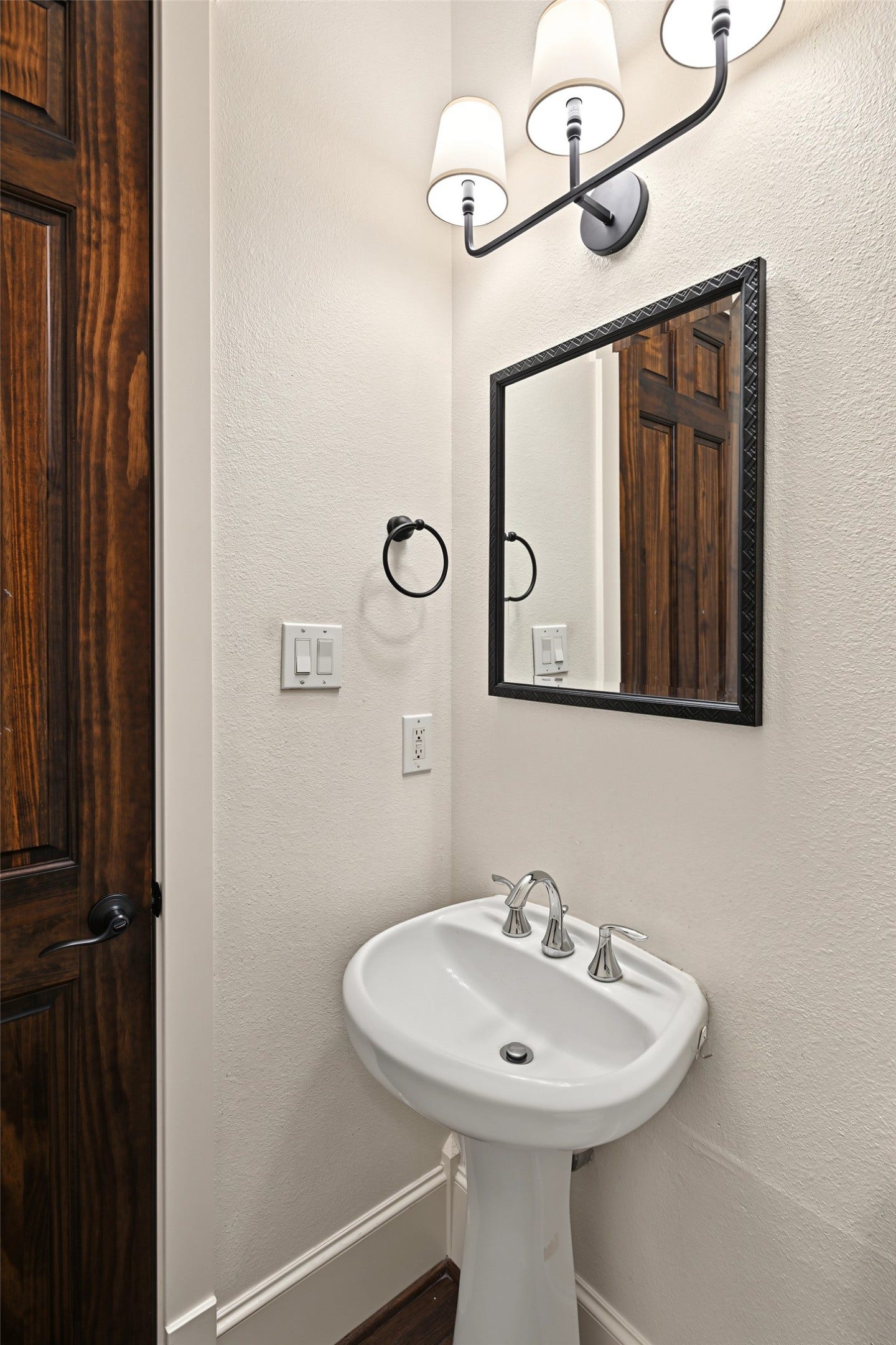 Powder bathroom on the first floor.
