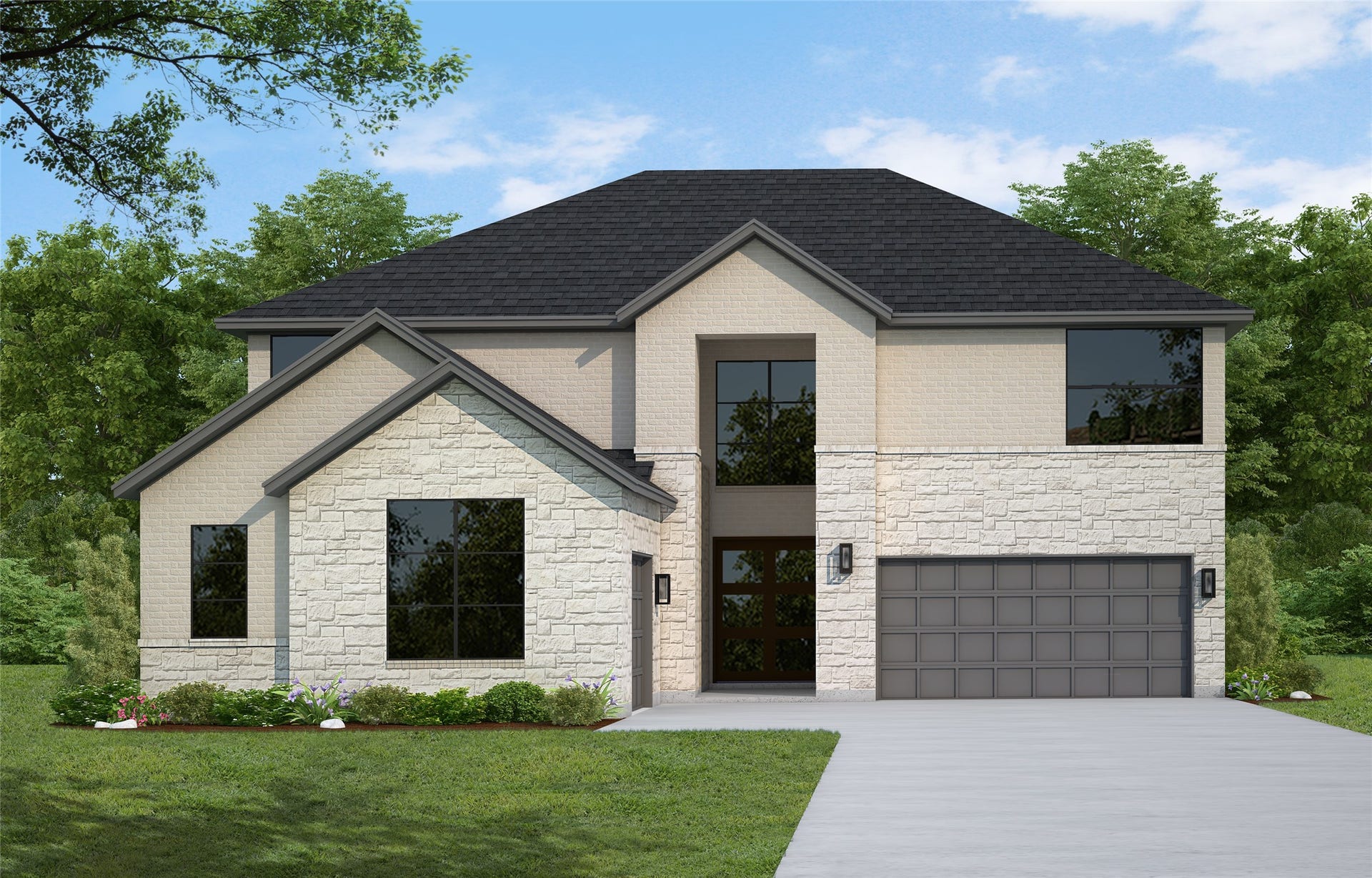 29011 Spicewood Valley Drive, New Caney, TX 77357 Westin Homes *Currently under construction* Dawson plan. Rendering used for illustration purposes.