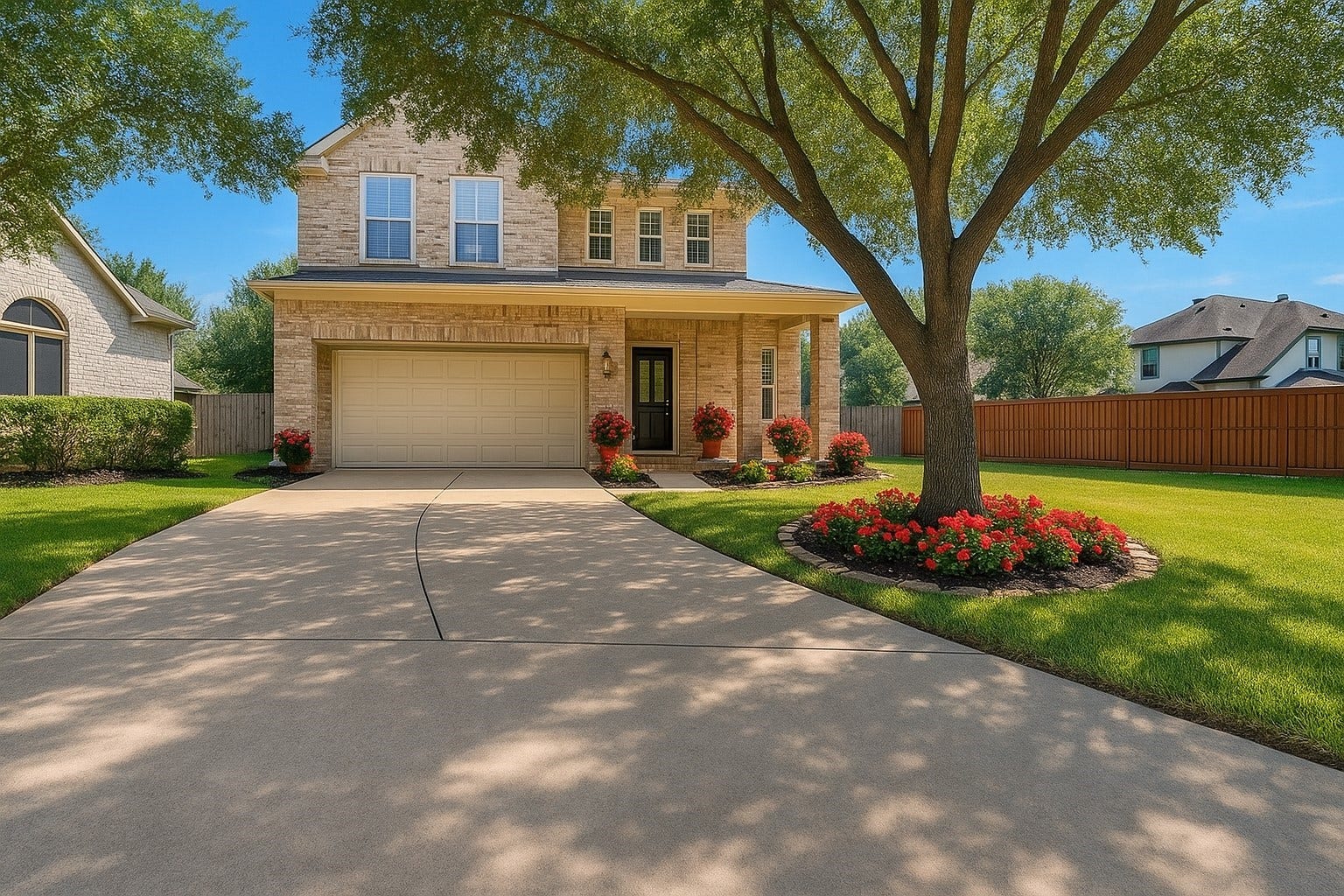 14102 April Glen Court, Cypress, TX 77429 Welcome Home! Your castle awaits as you join the tight knit community of Cypress Lakes.