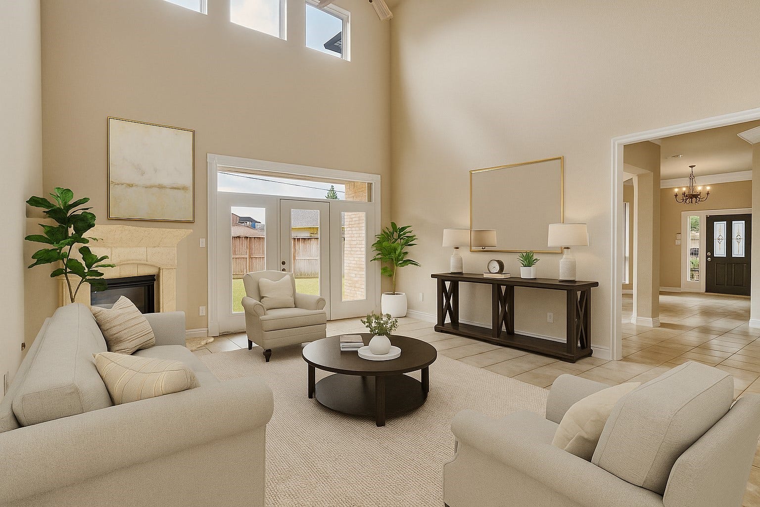 14102 April Glen Court, Cypress, TX 77429 Gorgeous living room light and bright!