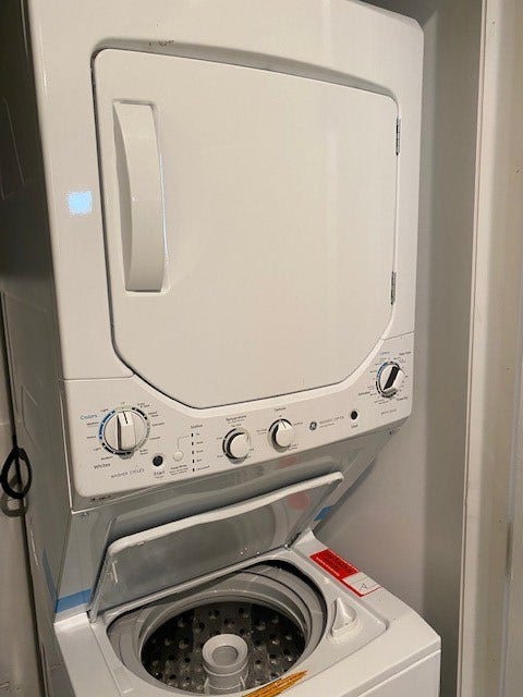3601 Princeton, Galveston, TX 77554 Stacked washer/dryer in duplex unit 1.