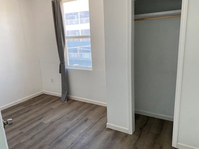 3601 Princeton, Galveston, TX 77554 2nd bedroom in duplex unit 2.