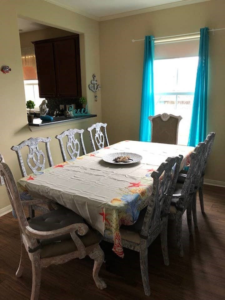3601 Princeton, Galveston, TX 77554 Spacious dining room area.