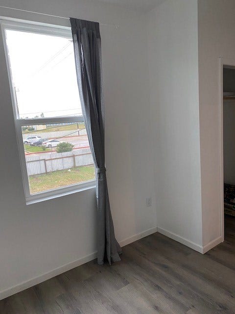 3601 Princeton, Galveston, TX 77554 1st bedroom in duplex unit 1.