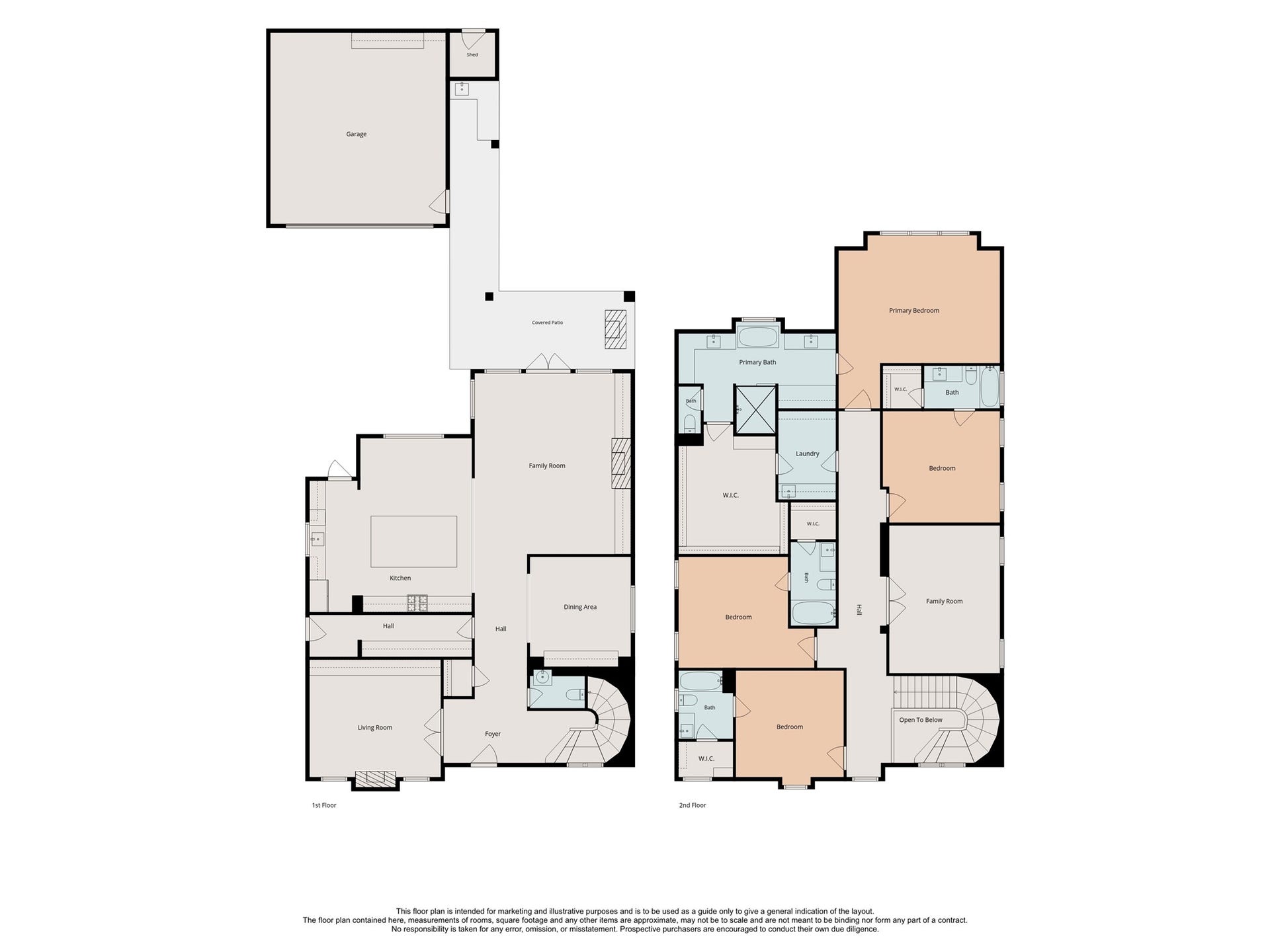 830 Azalea Street, Houston, TX 77018 Floor plan